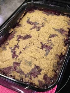 gluten-free blackberry cobbler